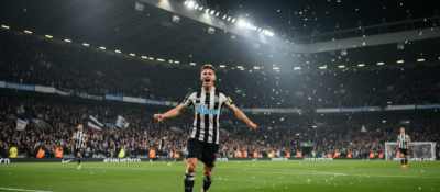 Gordon překonal Shearera a rozstřílel Qarabag! Newcastle má nakročeno do osmifinále