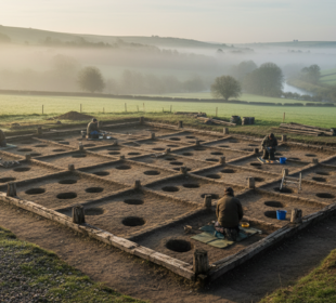 Archeologové našli královskou síň posledního anglosaského krále