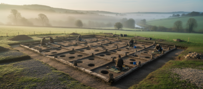 Archeologové našli královskou síň posledního anglosaského krále