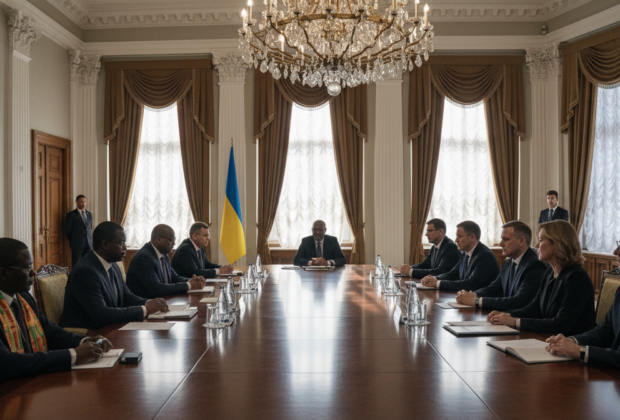 Ghanský ministr jednal o propuštění zajatých vojáků z Ukrajiny