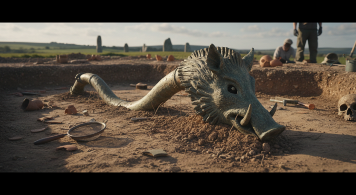 Válečná trubka z dob královny Boudicci vyvolává zájem archeologů