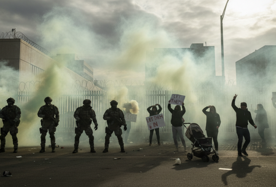 Portland v boji proti ICE: Slzný plyn na děti vyvolal soudní spor