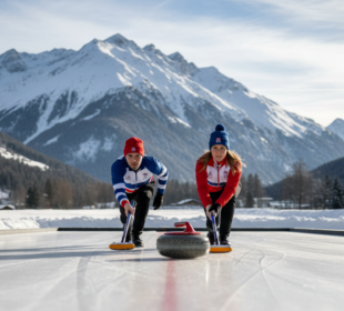 Britský curlingový pár vládne v Cortině