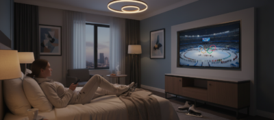 Když olympijská hvězda zůstane v posteli