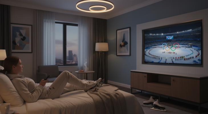 Když olympijská hvězda zůstane v posteli