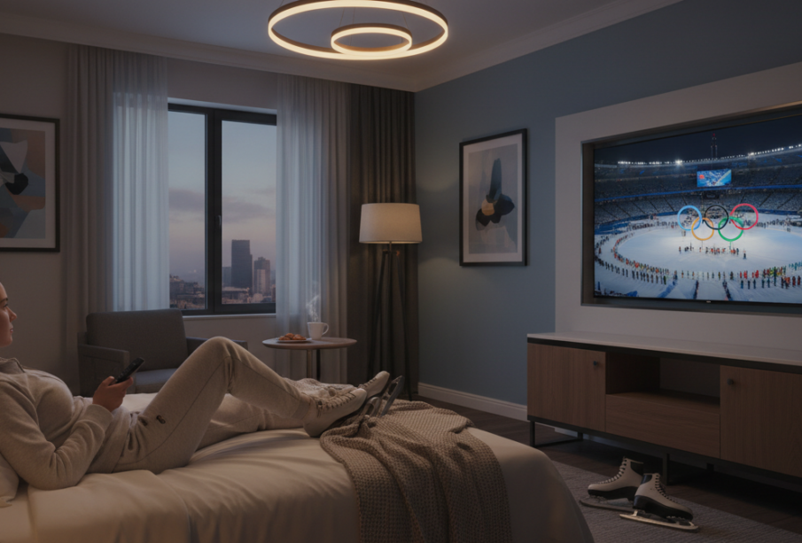 Když olympijská hvězda zůstane v posteli