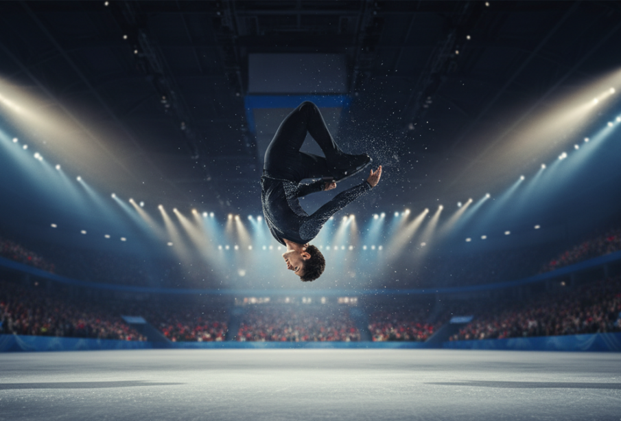 Salto vzad po padesáti letech. Americký krasobruslař předvedl zakázaný trik na olympiádě