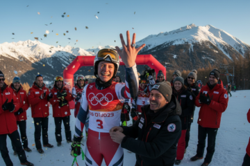 Zlatá medaile a zásnubní prsten. Breezy Johnson má za sebou olympiádu snů