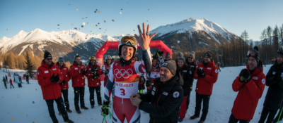 Zlatá medaile a zásnubní prsten. Breezy Johnson má za sebou olympiádu snů