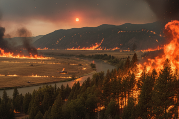 Nebezpečné dny pro požáry se ztrojnásobily. Svět hoří častěji a současně