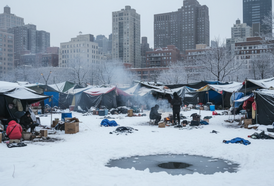 Když pragmatismus zvítězí nad ideologií: Mamdani se vrací k likvidaci bezdomoveckých táborů