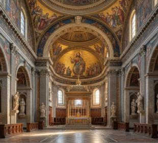 Andělíček s tváří Meloniové rozpoutal v Římě skandál