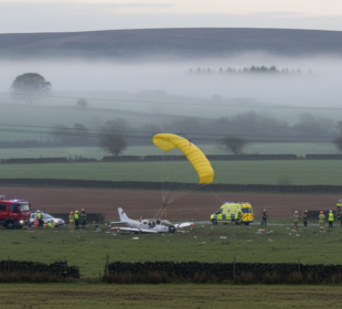 Tragédie nad Manchesterem: Padák nezachránil dva muže