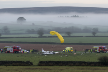 Tragédie nad Manchesterem: Padák nezachránil dva muže