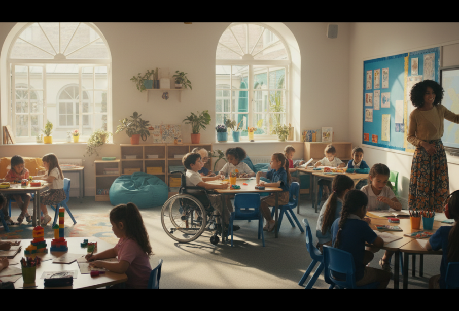 Británie investuje 92 miliard korun do podpory žáků se speciálními potřebami