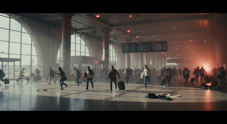 Chaos na letišti v Guadalajaře: Cestující prchají po smrti kartelového vůdce El Mencha