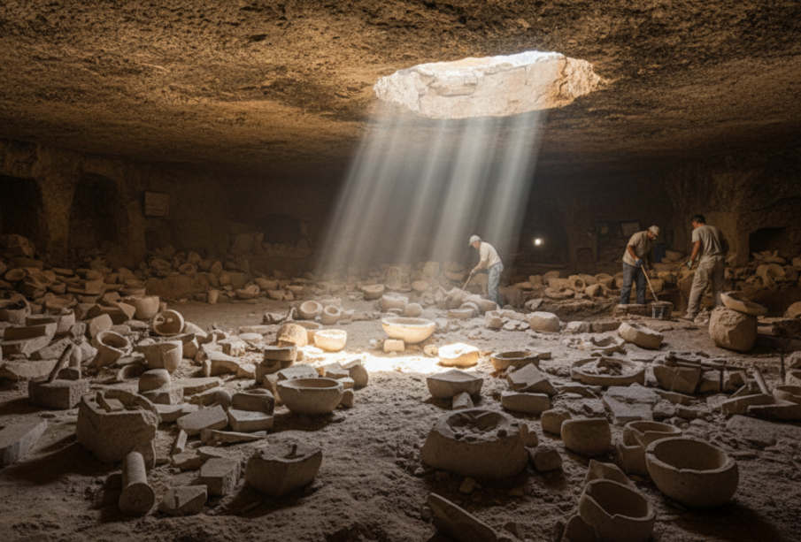 Jak zloději odhalili 2000 let starý poklad: Dílna v Jeruzalémě dodávala nádoby poutníkům