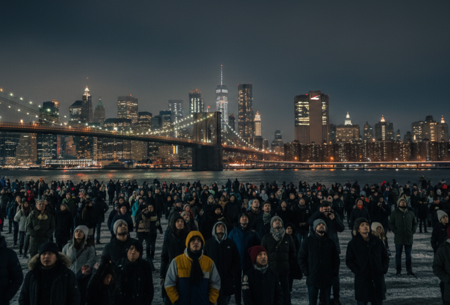 Když umělá inteligence klame: Tisíce lidí čekaly v mrazu na neexistující ohňostroj