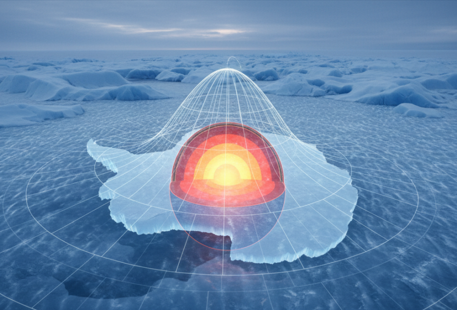 Pod Antarktidou sílí největší gravitační díra planety: Vědci odhalili její 70milionovou historii