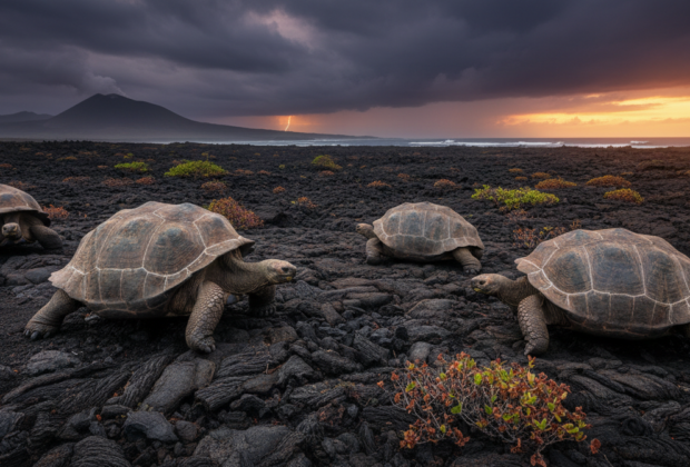 Návrat obrů: Želvy sloní se po 180 letech vrací na galapážský ostrov Floreana