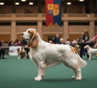 Čtyřletý Bruin udělal senzaci na Crufts - první vítězství clumber španělů za 35 let!