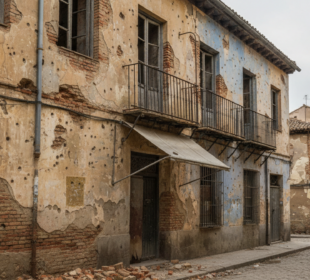 Mezinárodní spor o madridský dům z ikonické fotografie Roberta Capy