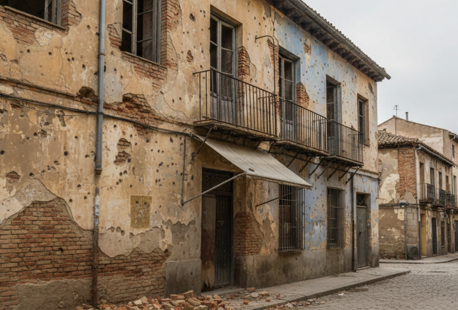 Mezinárodní spor o madridský dům z ikonické fotografie Roberta Capy