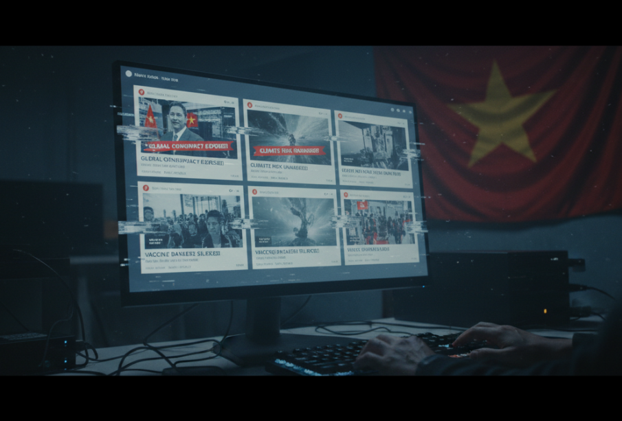 Vietnamské 'obsahové farmy' zaplavily Facebook falešnými zprávami o britské politice