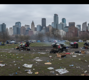 MacArthur Park: Když se úklid změní v politické divadlo