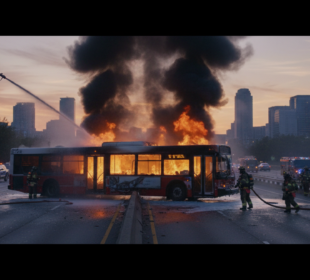 Tragédie ve Švýcarsku: Požár autobusu v Kerzersu si vyžádal šest obětí