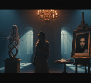 Epsteinova oběť tvrdí: Měl fotku a sochu záhadné blondýnky, kterou označil za 'matku svého dítěte'