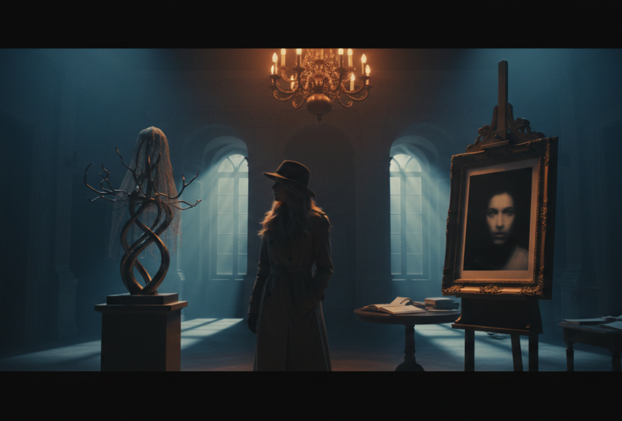 Epsteinova oběť tvrdí: Měl fotku a sochu záhadné blondýnky, kterou označil za 'matku svého dítěte'