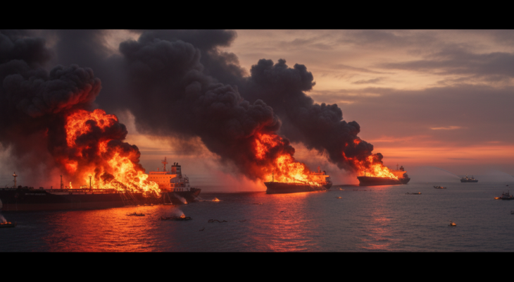 Íránské útoky na tankery v Perském zálivu vyhnaly ceny ropy k hranici 100 dolarů