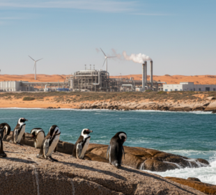 Namibijský sen o zeleném vodíku versus ohrožené tučňáky a sukulenty