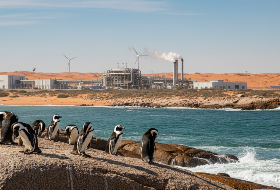 Namibijský sen o zeleném vodíku versus ohrožené tučňáky a sukulenty