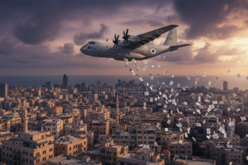 Trump slibuje tvrdé údery proti Íránu, zatímco Izrael shazuje letáky nad Bejrútem