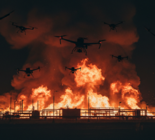 V tichu dronů a křiku obětí: Dronová ofenzíva mění povahu války