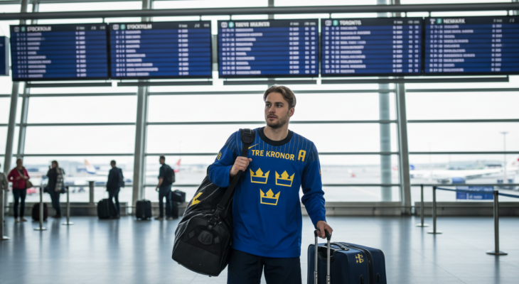 Švédský hokejový talent míří za americkým snem: Victor Eklund začíná nový život