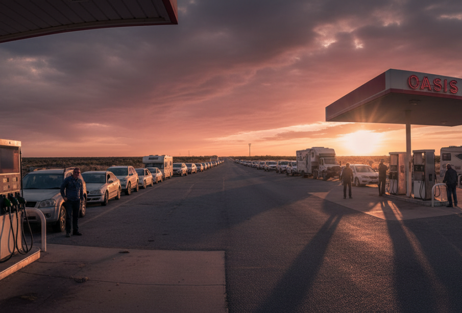 Prázdné pumpy a politické bludy: Když se Austrálie má učit od vlastní energetické krize