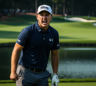 MacIntyre explodoval na Masters: Prostředníček a křik skončily napomenutím