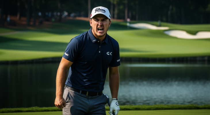 MacIntyre explodoval na Masters: Prostředníček a křik skončily napomenutím