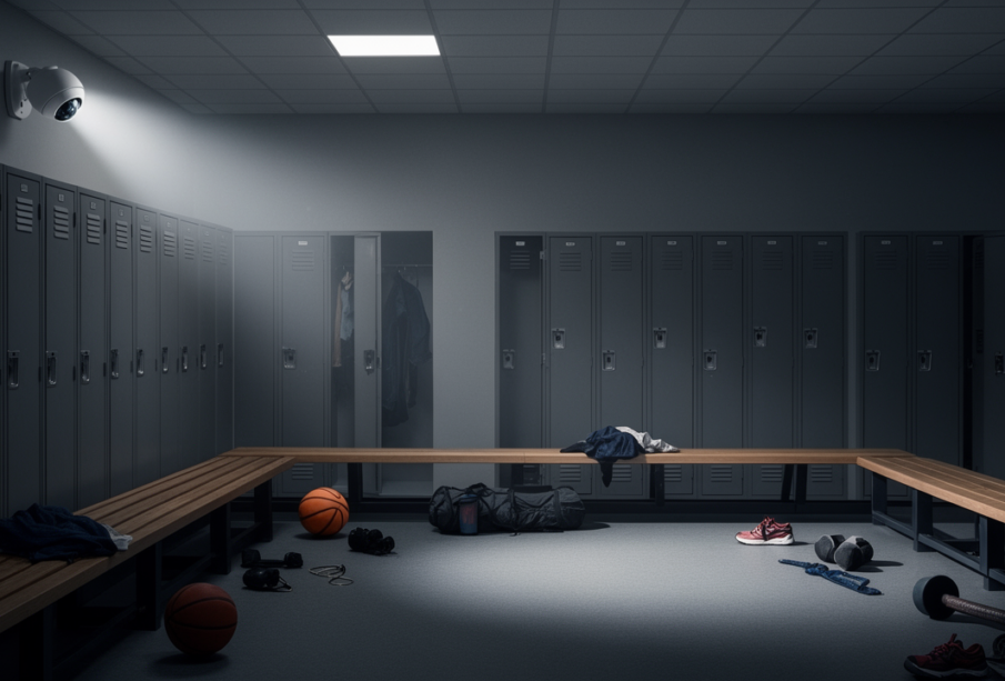 Skandál v americké škole: Kamera tajně nahrávala sportovce v šatně