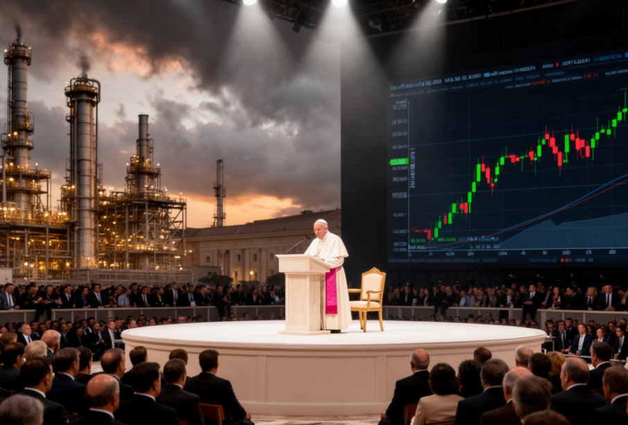 Papežův vzkaz ohrozil trhy: Náboženské rámování konfliktu zvyšuje ekonomická rizika